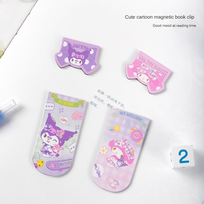 Sanrio JK Kẹp Đánh Dấu Trang Hai Mặt Tinh Tế Kulomi Đại Học