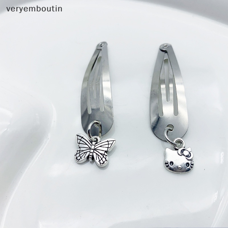 Kẹp Tóc Kim Loại Y2K Thời Trang Vintage Cho Nữ