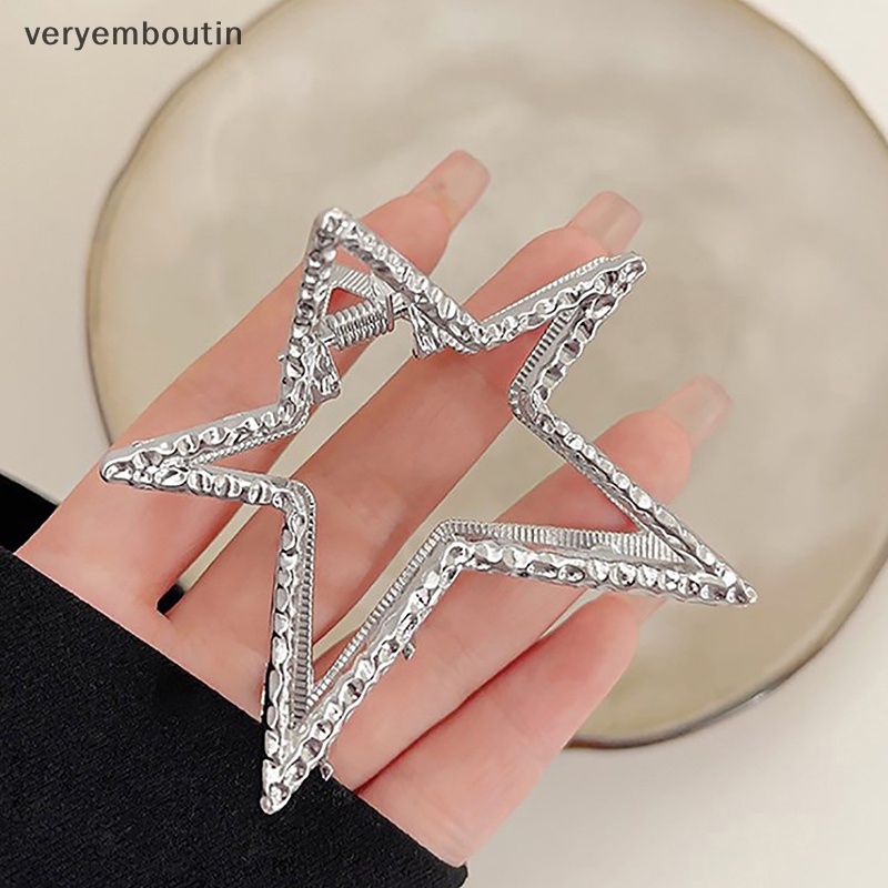 Kẹp Tóc Kim Loại Hình Ngôi Sao Năm Cánh Trái Tim Nhỏ Xinh Xắn