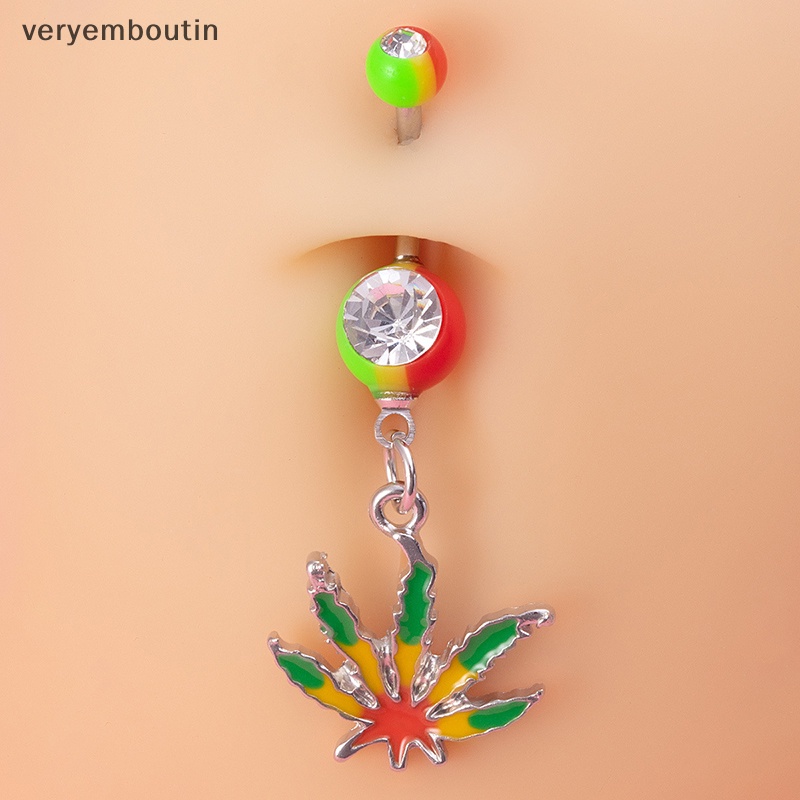 Khuyên Rốn Bằng Thép Không Gỉ Hình Cây Dừa Màu Dầu Khô Thời Trang Gợi Cảm Cho Nữ