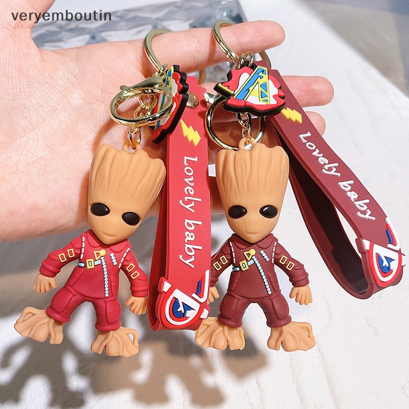 Mô Hình Nhân Vật Groot Rocket Raccoon Spiderman Trong Disney Legends Trang Trí Xe Hơi