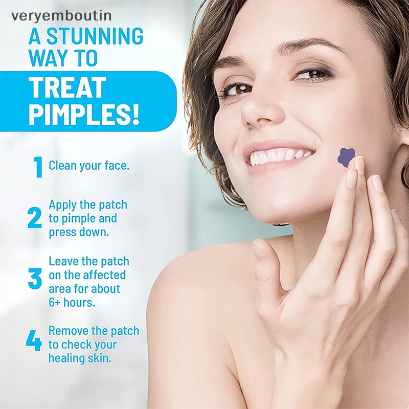 Set 108 Miếng Dán Trong Suốt Che Khuyết Điểm Mụn Trứng Cá Vô Hình