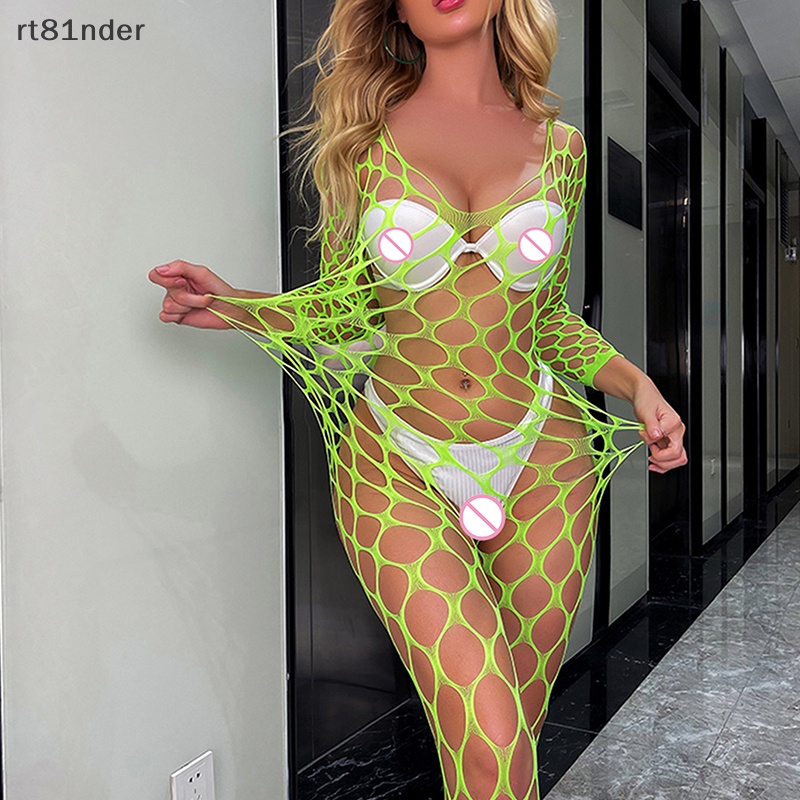 Bộ Đồ Lót Liền Thân Phối Lưới Hở Đáy Quyến Rũ Cho Nữ