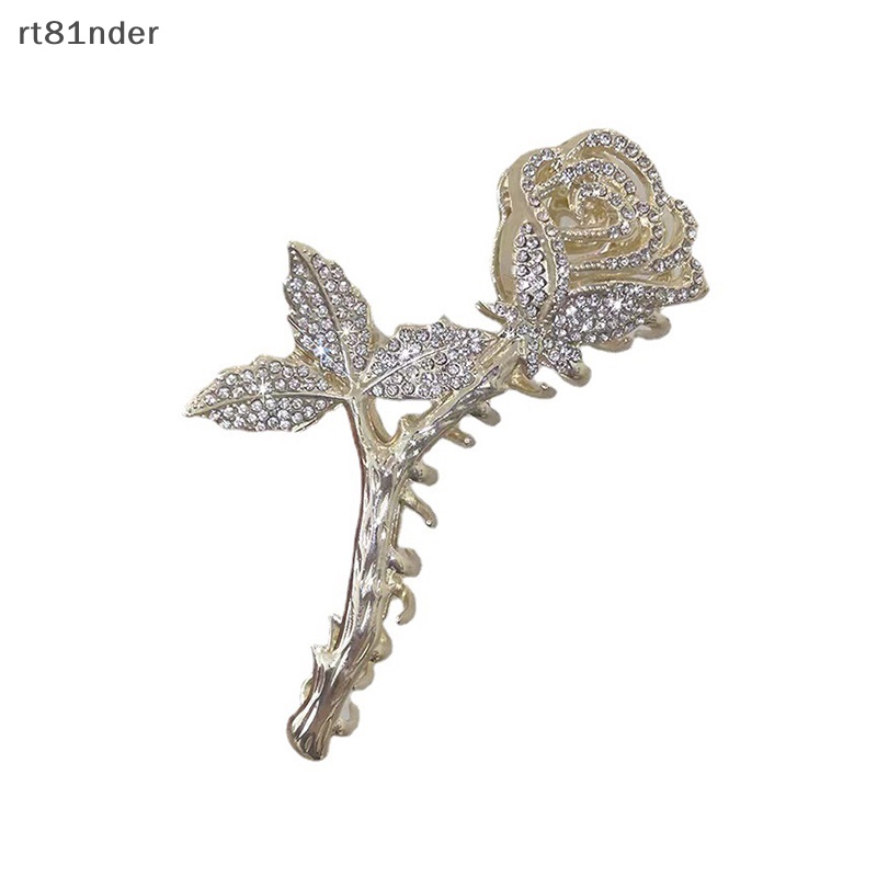 Kẹp Tóc Càng Cua Hình Hoa Hồng Thanh Lịch Thời Trang Cho Nữ