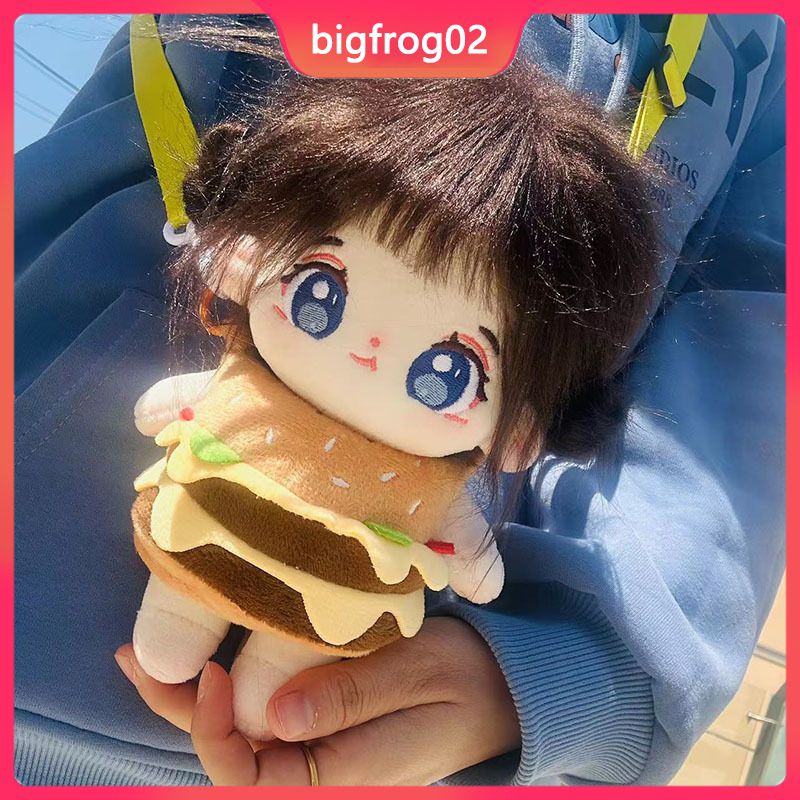 Búp Bê Nhồi Bông Hình Bánh Burger Dễ Thương 20cm