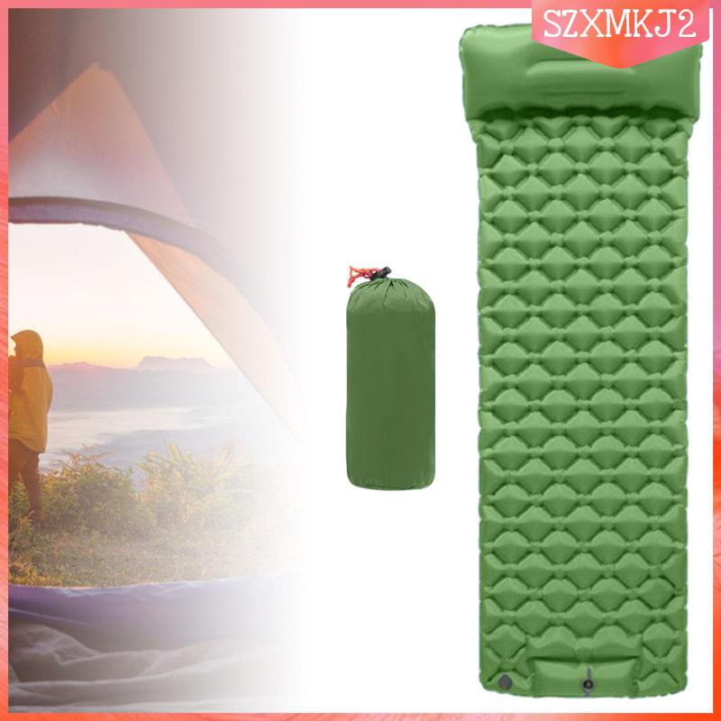 Nệm Bơm Hơi Di Động Kèm Túi Đựng Dùng Khi Đi Cắm Trại / Leo Núi / Du Lịch