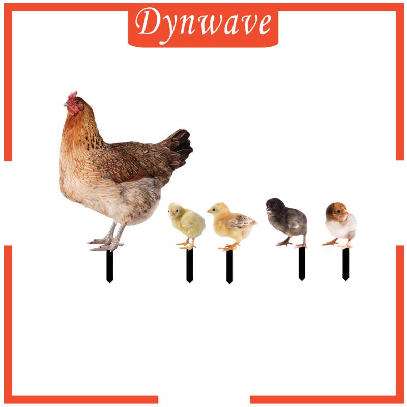 Bảng Hiệu Điêu Khắc Hình Gà Trang Trí Lối Đi Sân Vườn