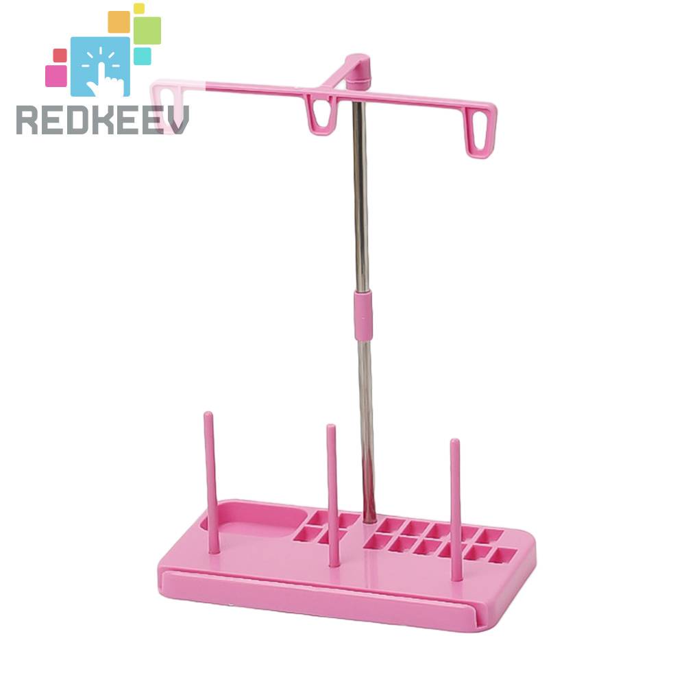 Giá Đỡ 3 Cuộn Chỉ Thêu Hình Nón Có Thể Điều Chỉnh