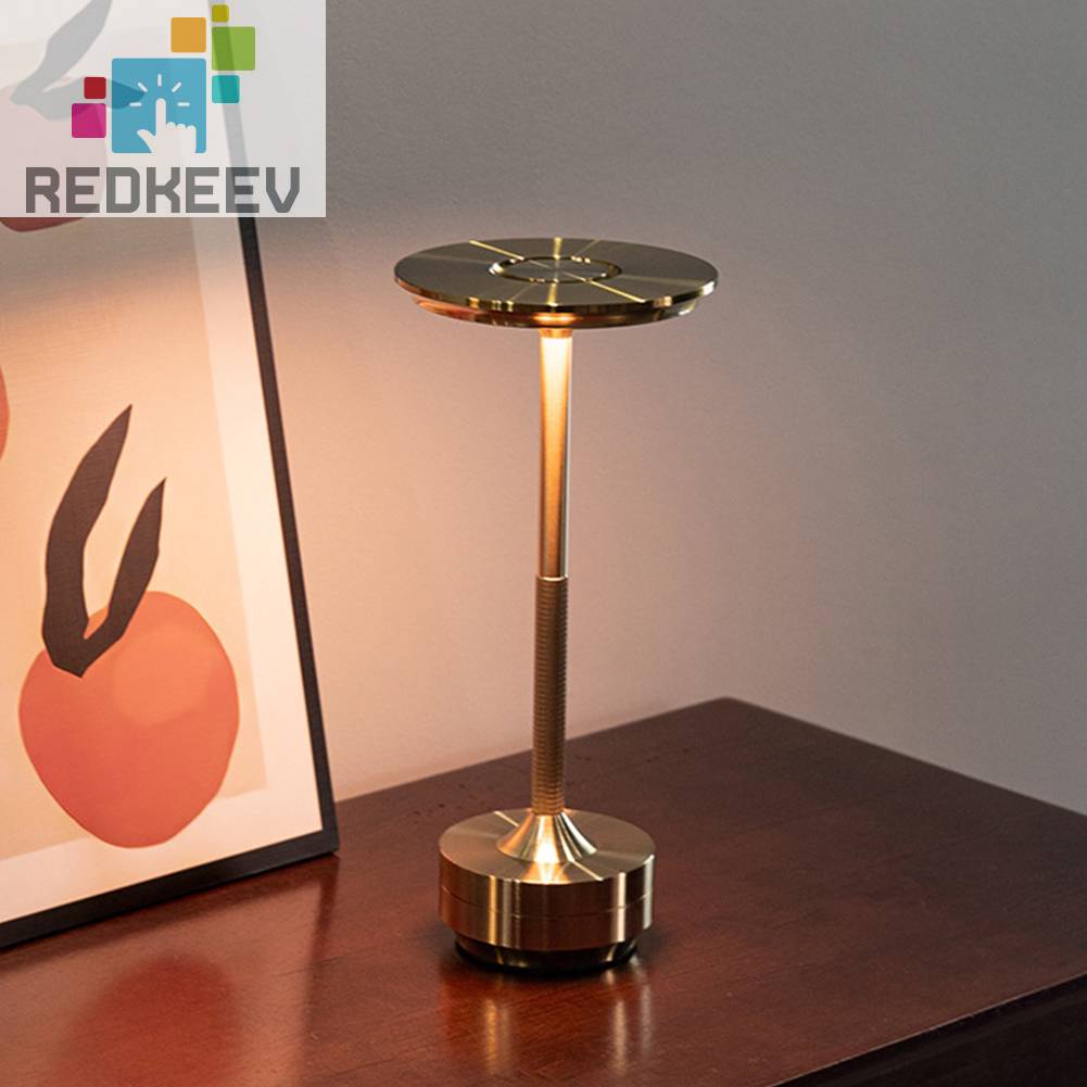 Đèn LED Để Bàn Bảo Vệ Mắt Tiết Kiệm Năng Lượng Phong Cách Retro Dành Cho Khách Sạn Quán Cà P