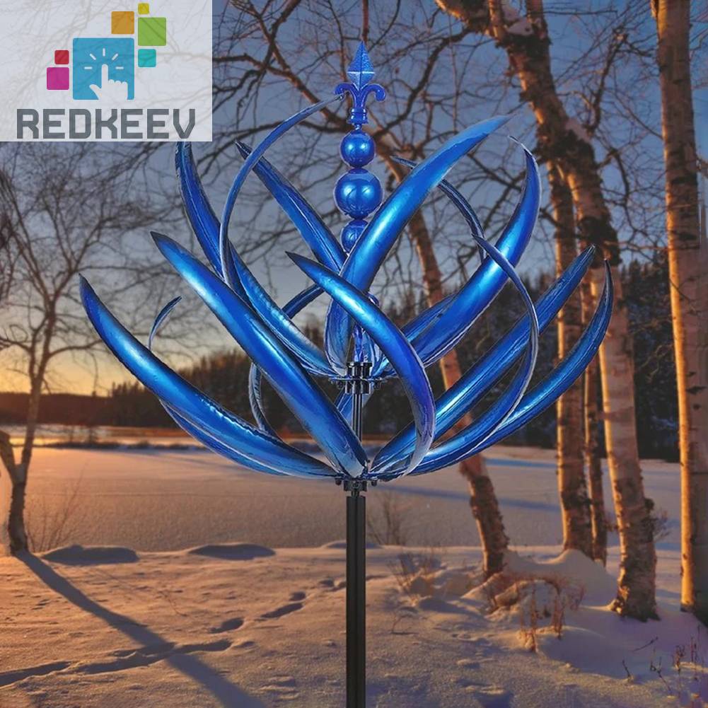 Cối Xay Gió Xoay 360 Độ Trang Trí Sân Vườn