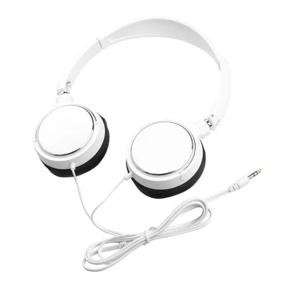 BARRY Tai Nghe 3.5mm Màu Trắng Đen Có Thể Điều Chỉnh Âm Thanh HiFi Có Dây