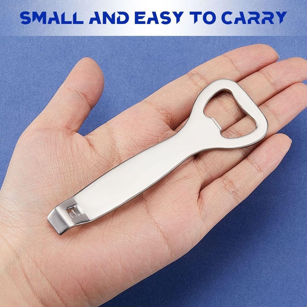 SUYO Bộ 6 Dụng Cụ Mở Nắp Chai Lọ Bằng Thép Không Gỉ Thiết Kế Nhỏ Gọn Tiện Dụng
