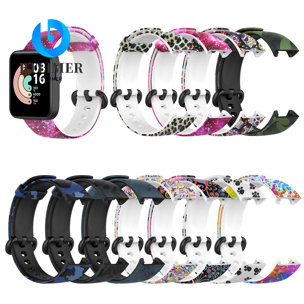 BTLIMER Dây Đeo Thay Thế Chất Liệu Silicon Màu Trơn Cho Xiaomi Mi Watch Lite Redmi