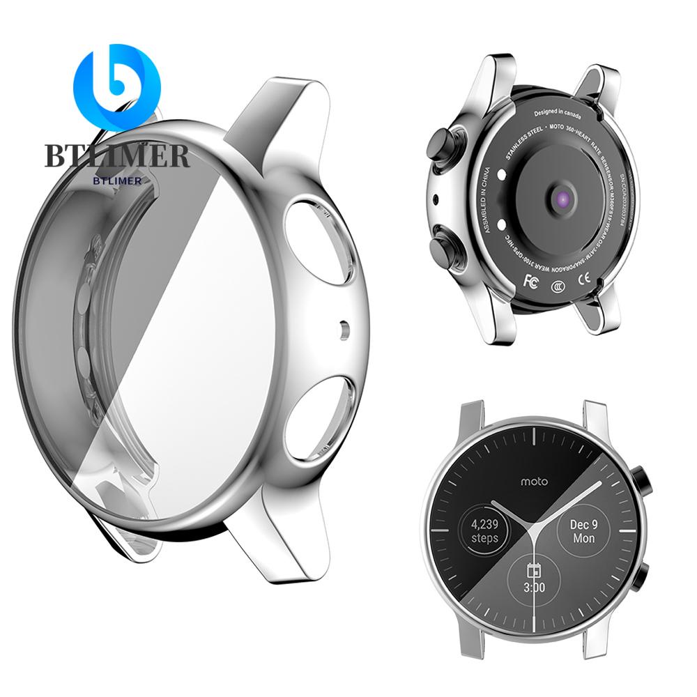 BTLIMER Ốp Mặt Đồng Hồ TPU Mềm Bảo Vệ Màn Hình Cho Motorola Moto 360 3rd Gen