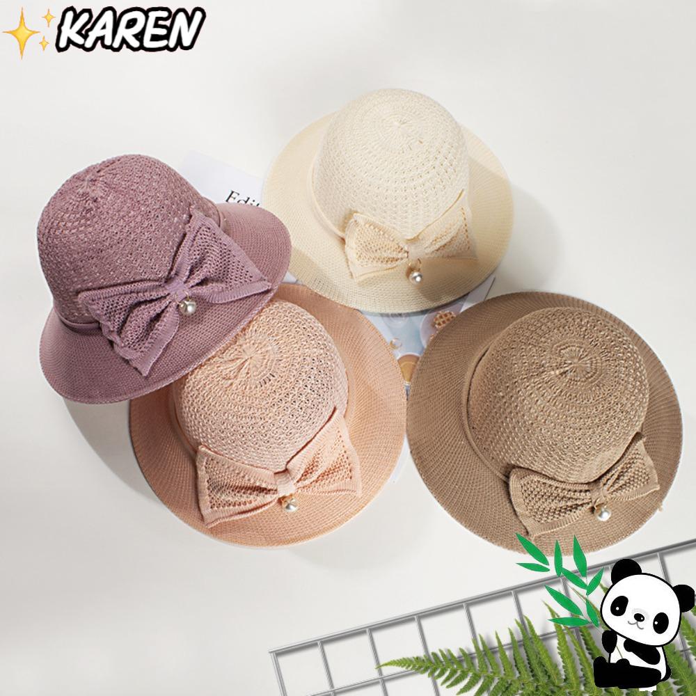 KAREN Nón Cối Rộng Vành Thiết Kế Mới Thoáng Khí Năng Động Thời Trang