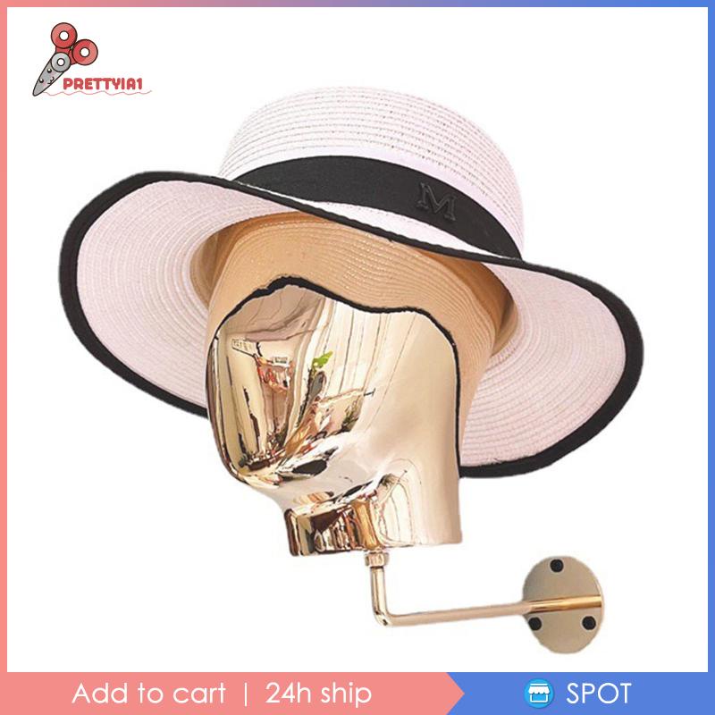 Giá Đỡ Đầu Ma Nơ Canh Bằng Kim Loại Phong Cách Vintage Trang Trí Nhà Cửa