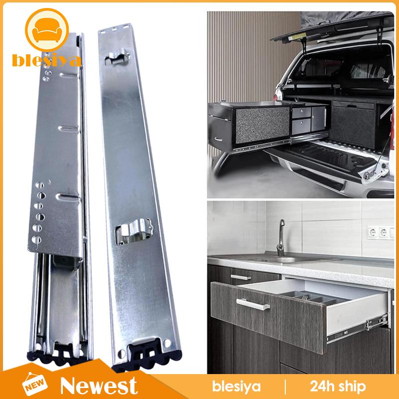 1 Cặp Thanh Trượt Cầu Kéo Mở Rộng Toàn Diện Cho Ngăn Kéo Tủ Nhà Bếp