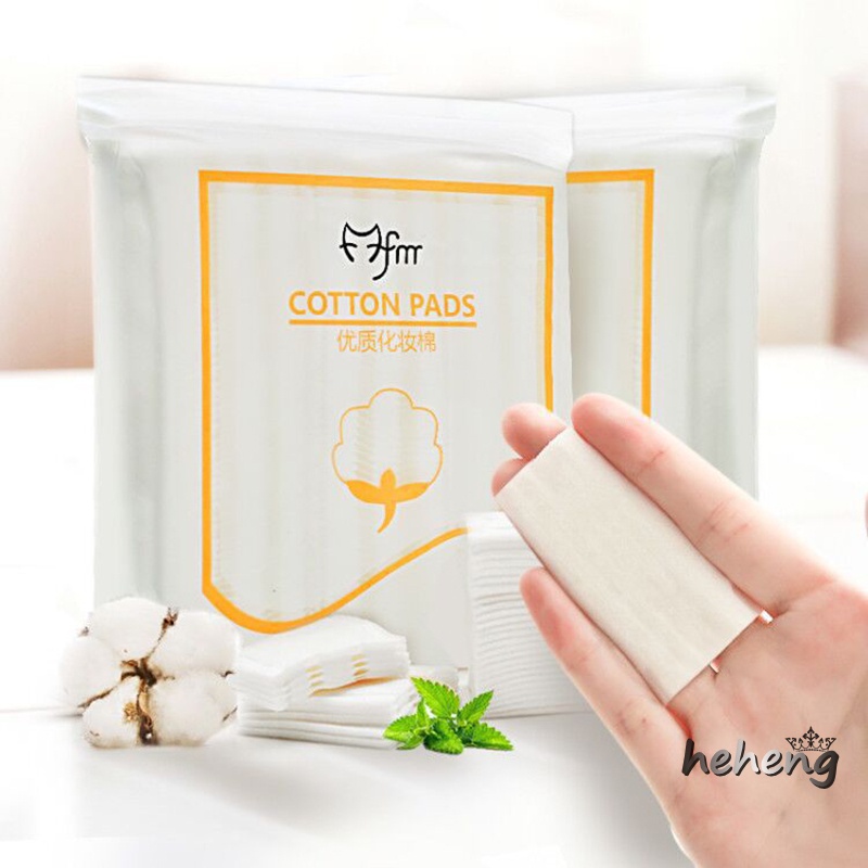 Hộp 222 Miếng Bông Tẩy Trang Ba Lớp Mềm Mịn Thân Thiện Với Làn Da