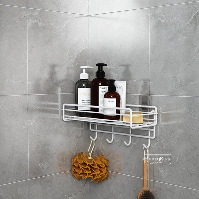 Kệ Sắt Gắn Tường Không Cần Đục Lỗ Đa Ứng Dụng Cho Nhà Bếp Nhà Tắm