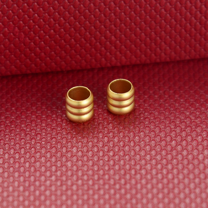 Hạt Xỏ Lỗ Bằng Tre Mạ Vàng Dùng Làm Trang Sức diy