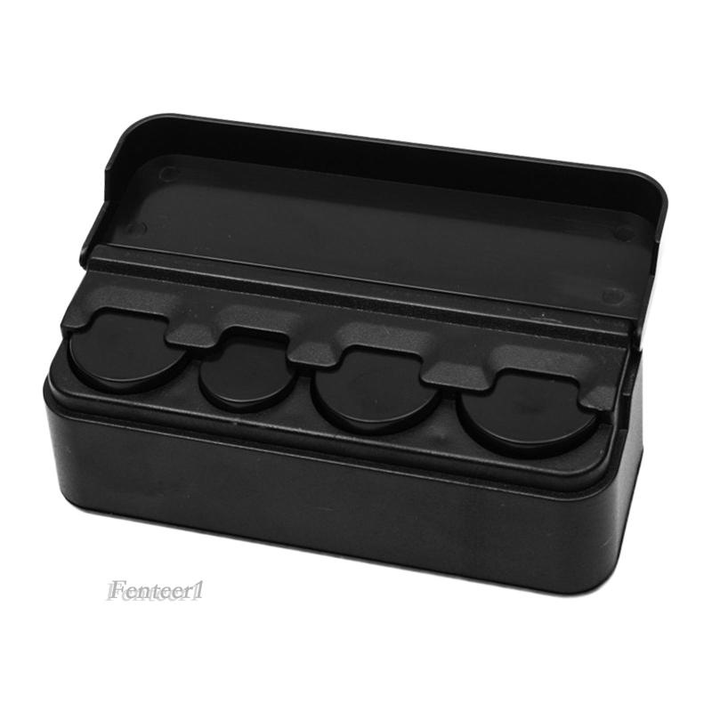 Ốp Hộp Đựng Tiền Xu Có Nắp Màu Đen Cho Xe Hơi RV