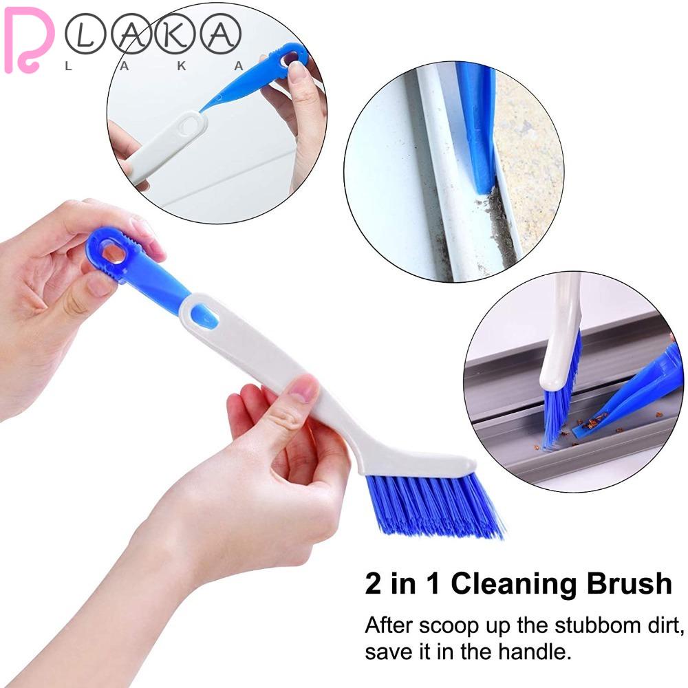 LAKAMIER Set 2 Bàn Chải Chà Rửa Chai Lọ Bằng PP Tay Cầm Dài Cỡ Nhỏ