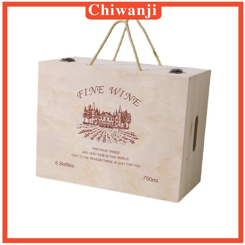 Giá Đỡ Chai Lọ Bằng Gỗ Có Tay Cầm Tiện Dụng