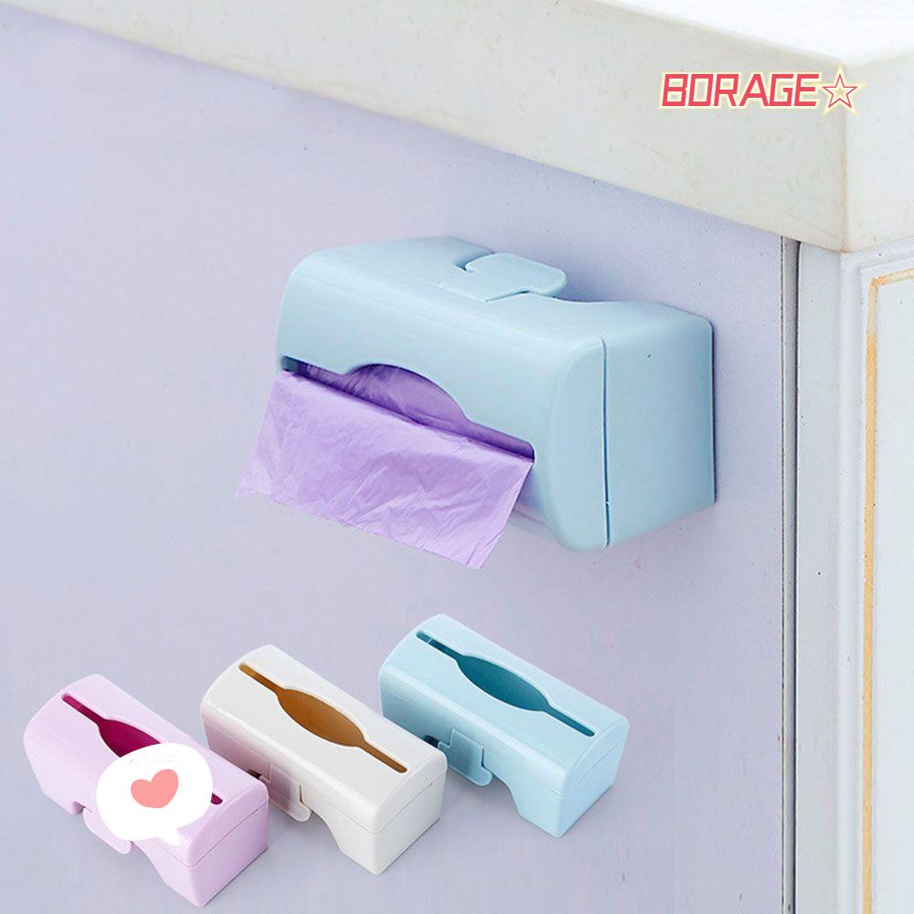 BORAG Hộp Nhựa Đựng Túi Rác Treo Tường Tiện Lợi