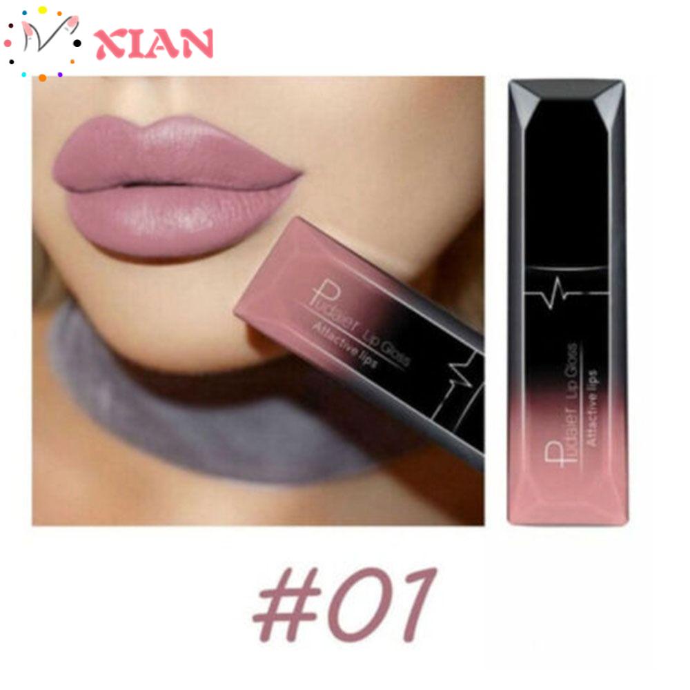 XIANTIN Son Môi Dạng Lỏng Chống Thấm Nước Với Nhiều Tông Màu Hợp Thời