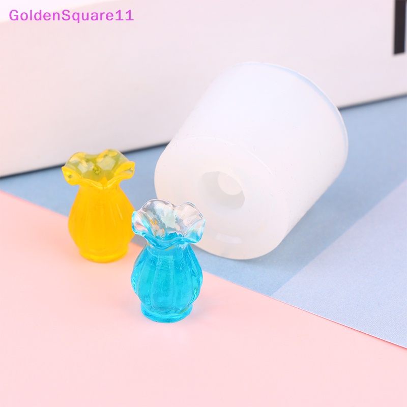 Khuôn Silicon Làm Chậu Hoa Mini 1: 12 Trang Trí Nhà Búp Bê DIY