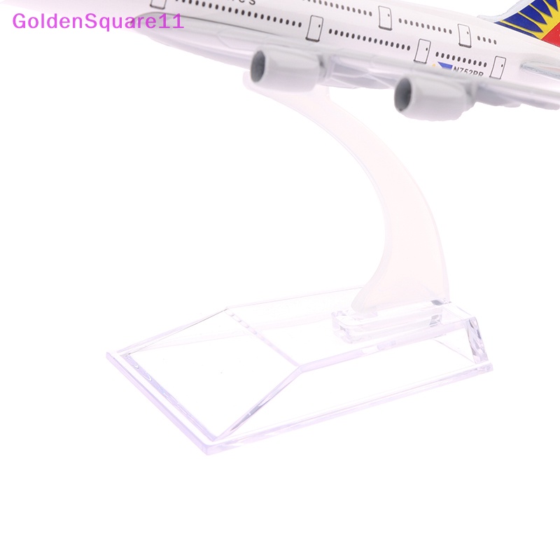 Mô Hình Máy Bay A380 Philippines Màu Vàng Kim 16 / 20cm Tỉ Lệ 1: 400