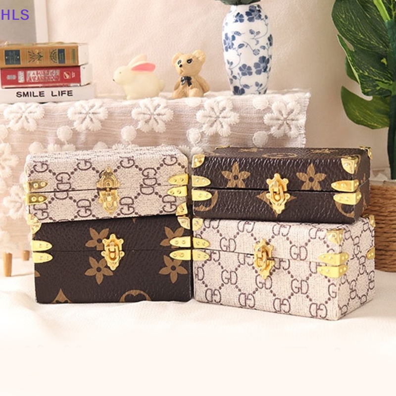 Va Li Mini Tỉ Lệ 1: 12 Dùng Trang Trí Nhà Búp Bê Phong Cách Vintage