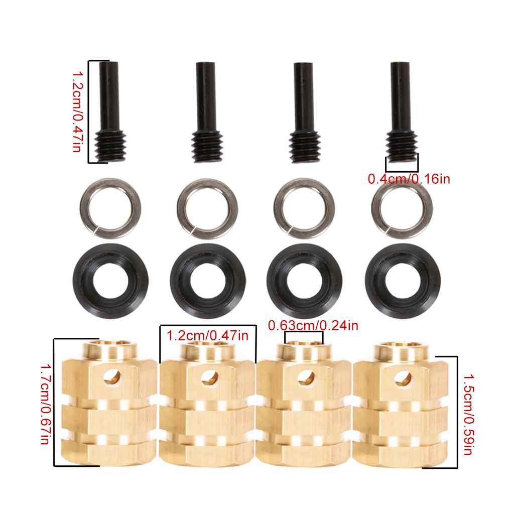 Đầu Nối Chuyển Đổi Hub Lục Giác Chuyên Nghiệp Cho Xe Hơi Điều Khiển Từ Xa TRX4