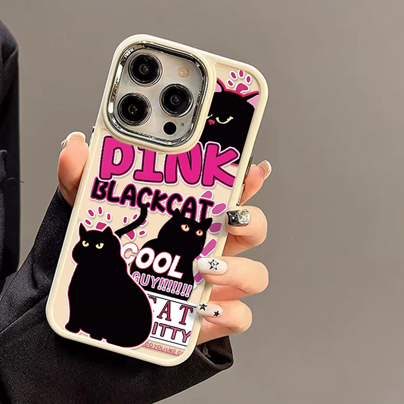 Ốp Điện Thoại Silicone Mềm Nút Kim Loại Chống Sốc Cho IPhone 14 13 12 11 Pro Max XS X XR 8 + 7 Plus