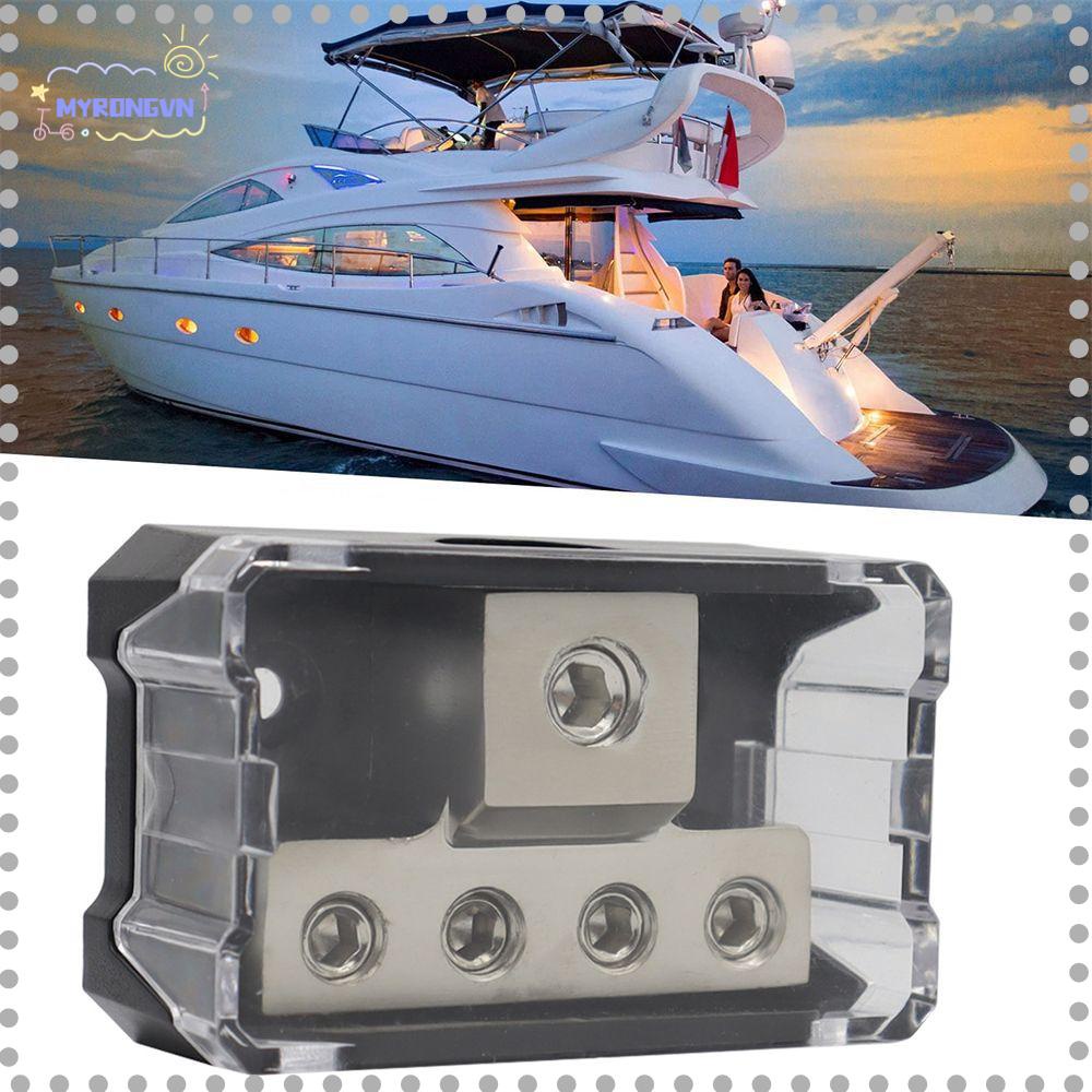 MYRONGVN Khối Phân Phối Âm Thanh 1x 0GA IN 4x 4GA Đầu Ra Cho Xe Hơi