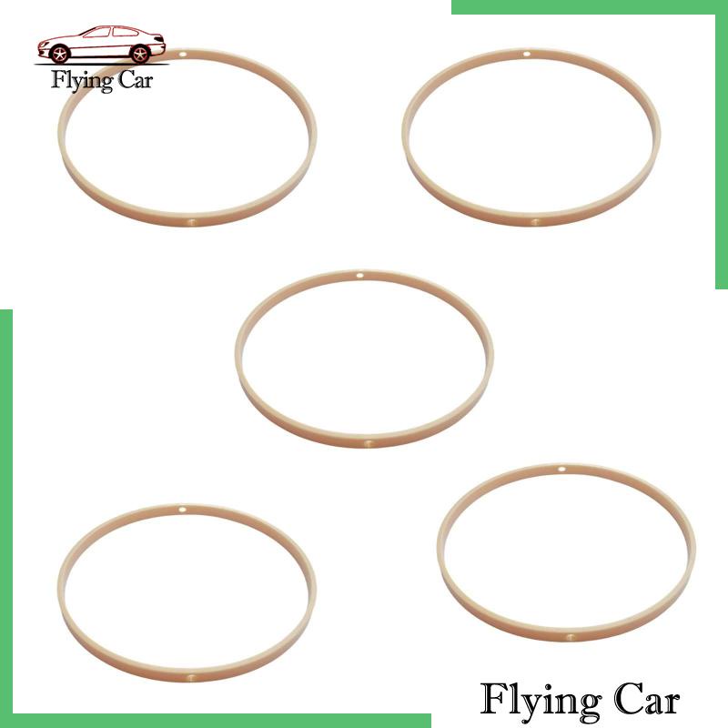 Set 5 Khung Quạt Cầm Tay DIY Hình Tròn In Họa Tiết Hoa Xương Rồng Trang Trí Nhà Cửa