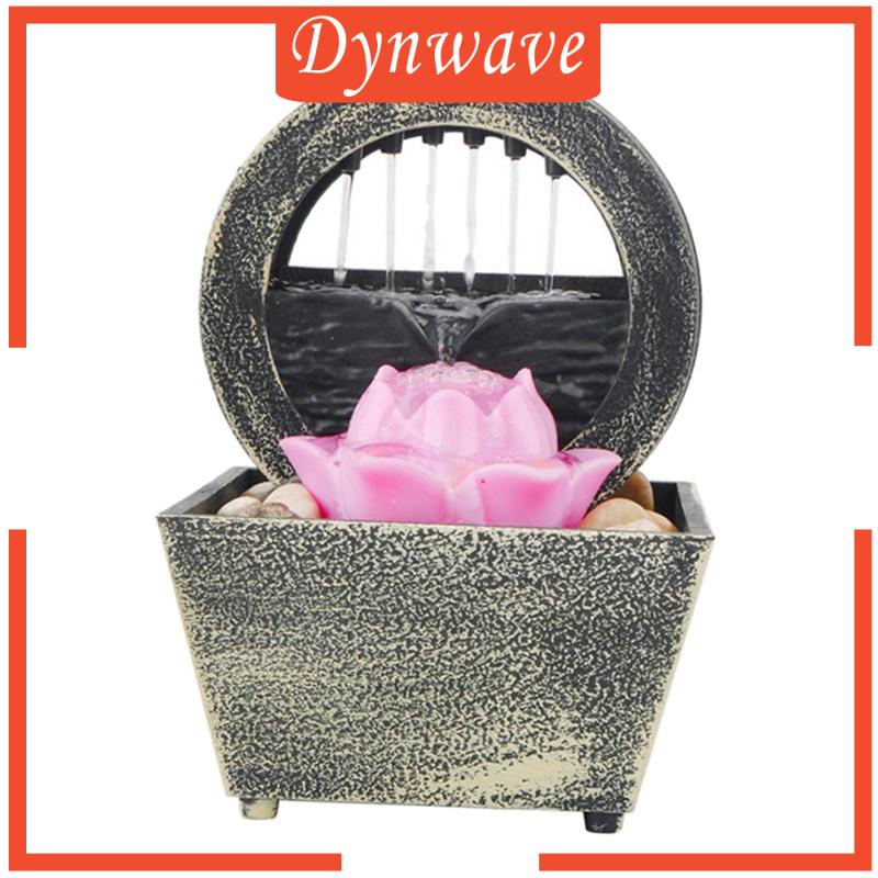 Đài Phun Nước Bằng Nhựa Resin Cổng USB Trang Trí Nhà Ở / Ngoài Trời