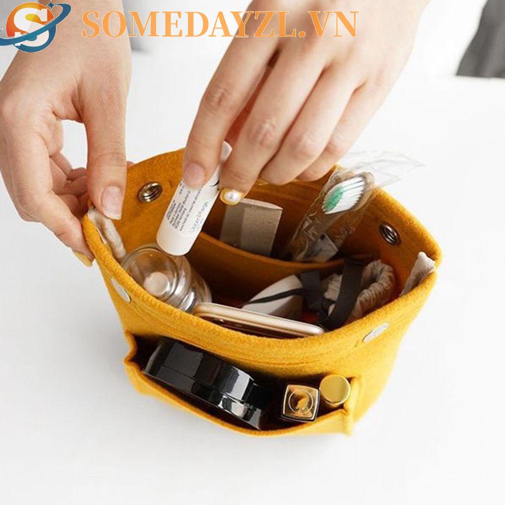 SOMEDAYZL Túi Đựng Mỹ Phẩm Xách Tay Thời Trang Dành Cho Nữ