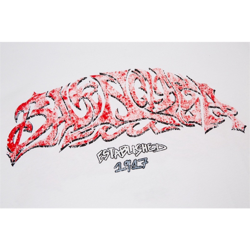 Áo Thun Cotton Tay Ngắn In Họa Tiết Graffiti Plus Size L4866V Cho Nam Và Nữ