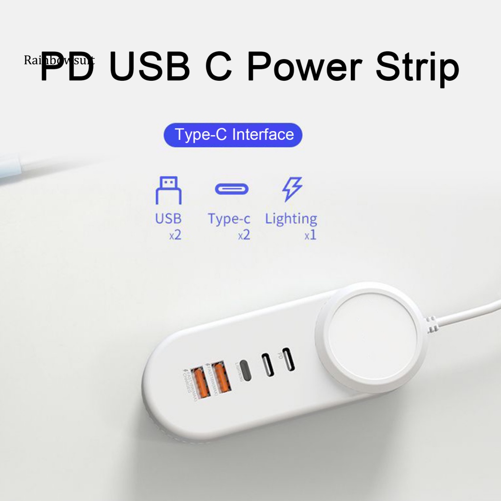 Ổ Cắm Điện Hai Cổng USB C PD Loại C 35W Dùng Tại Nhà