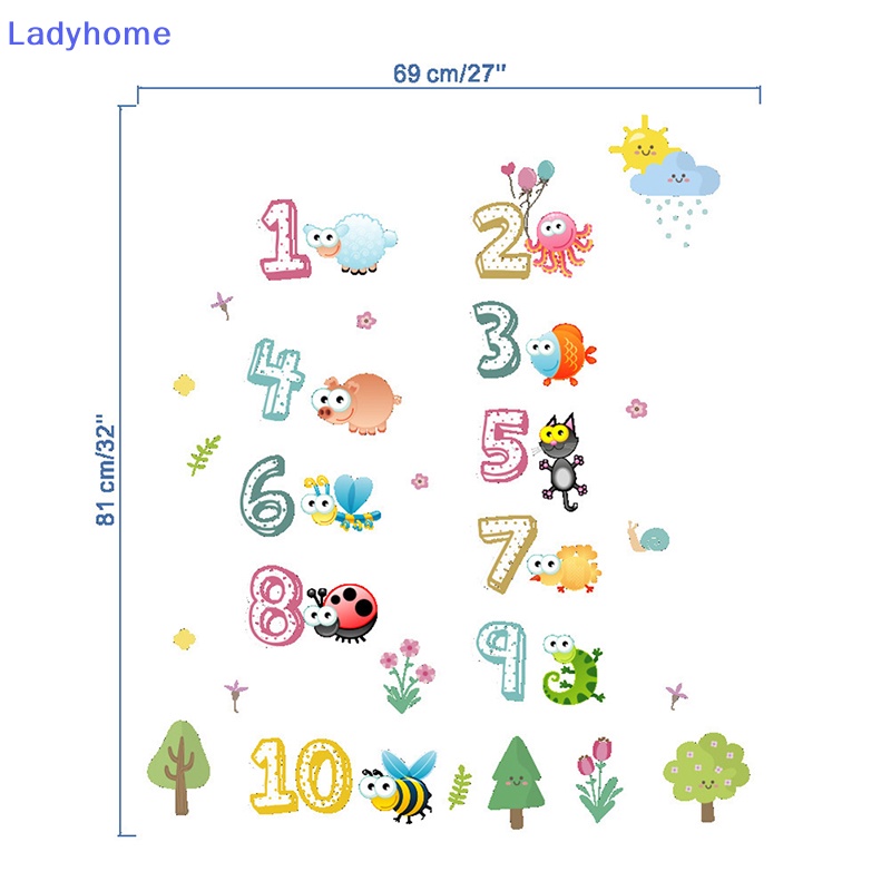 Giấy Dán Tường Hình Động Vật Dễ Thương Trang Trí Lớp Học Mẫu Giáo