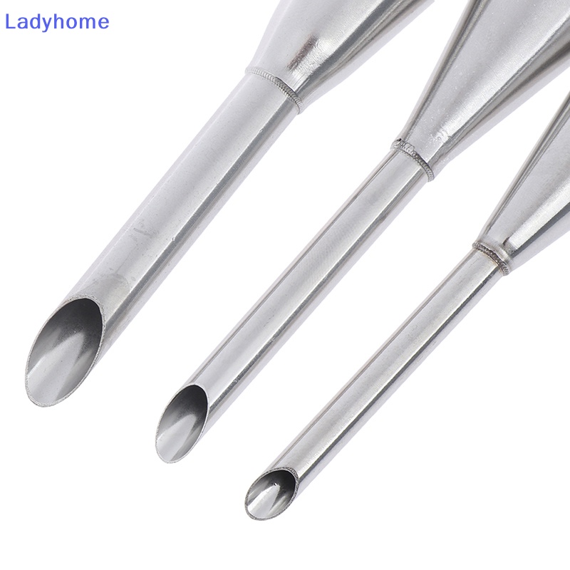 Set 3 Đuôi Bắt Bông Kem Trang Trí Bánh Bằng Thép Không Gỉ
