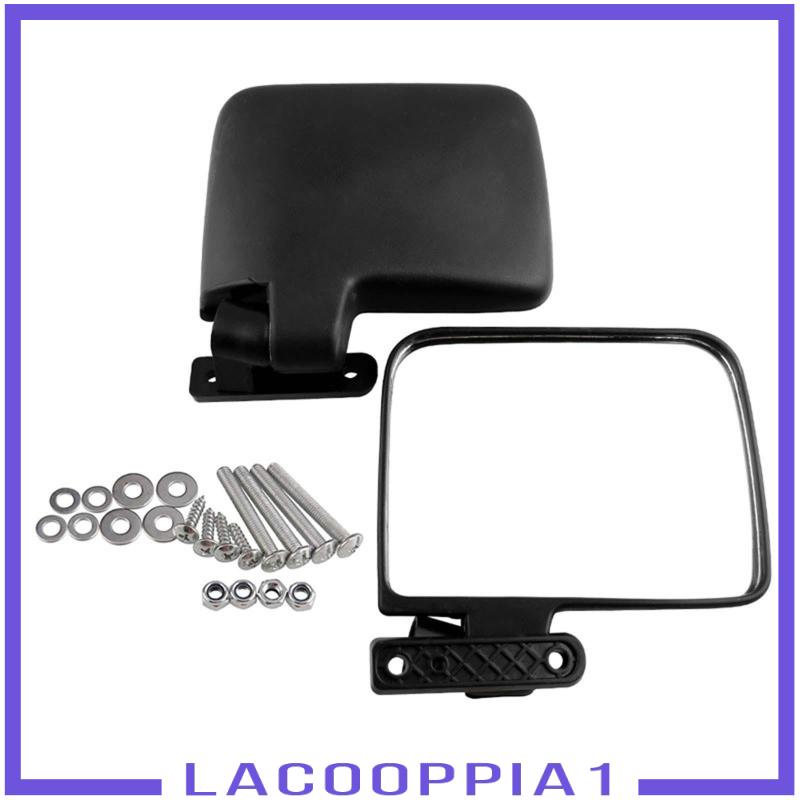 1 Cặp Gương Chiếu Hậu Màu Đen Cỡ Lớn Chuyên Dụng Cho Xe Golf