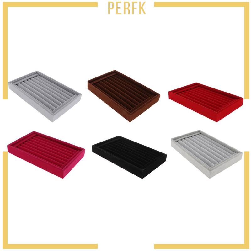 Khay Nhung Đựng Trang Sức Trưng Bày Nhiều Màu Sắc