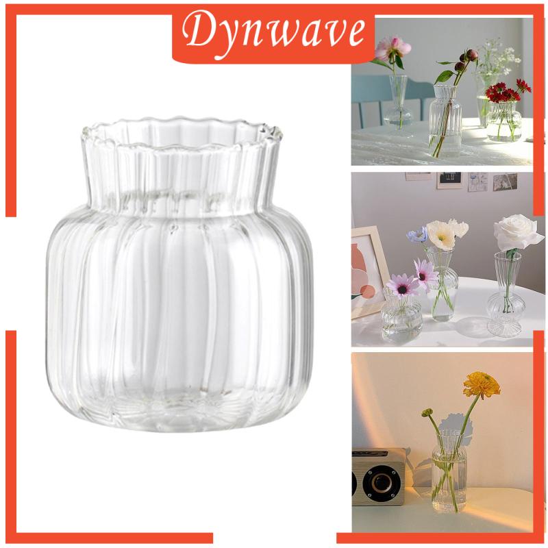 Bình Hoa Thủy Tinh Dày Trong Suốt Cắm Hoa Để Bàn Trang Trí Nhà Cửa