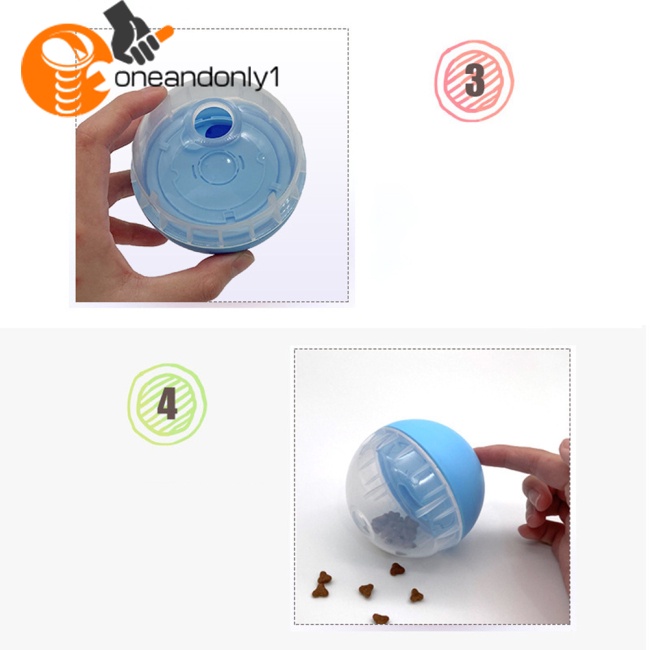 Đồ Chơi Quả Bóng Đựng Thức Ăn Chậm Chống Sặc Điều Chỉnh Được Hỗ Trợ Huấn Luyện Thú Cưng