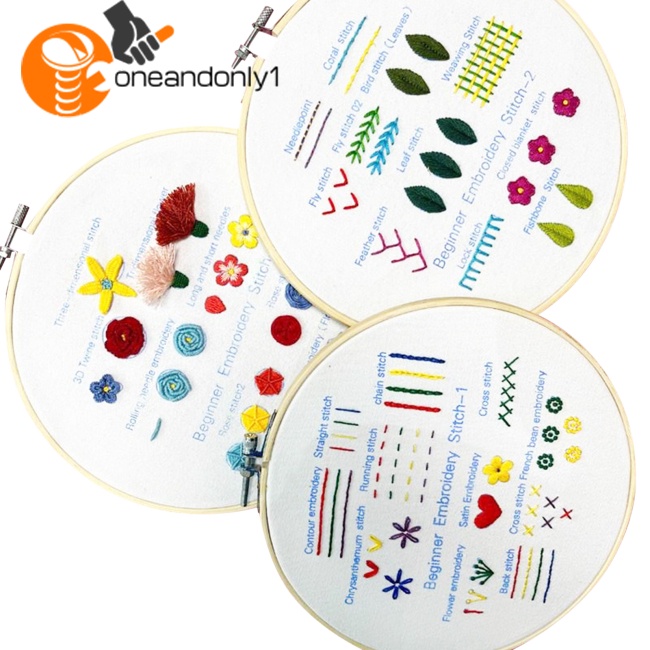 Bộ 3 Dụng Cụ Thêu Tay Chữ Thập Cho Người Mới Bắt Đầu