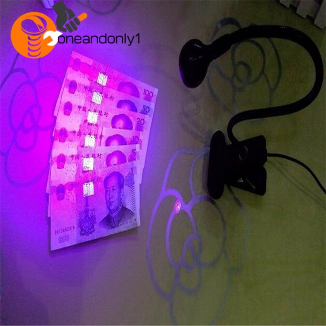 Đèn Tia Cực Tím 3w 395nm Led Usb Không Tia Cực Tím Cổ Ngỗng Linh Hoạt