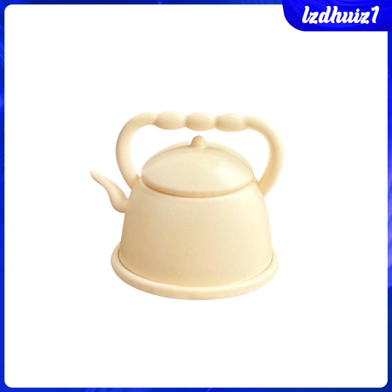 Ấm Trà Mini Bằng Kim Loại Dùng Trang Trí Nhà Búp Bê