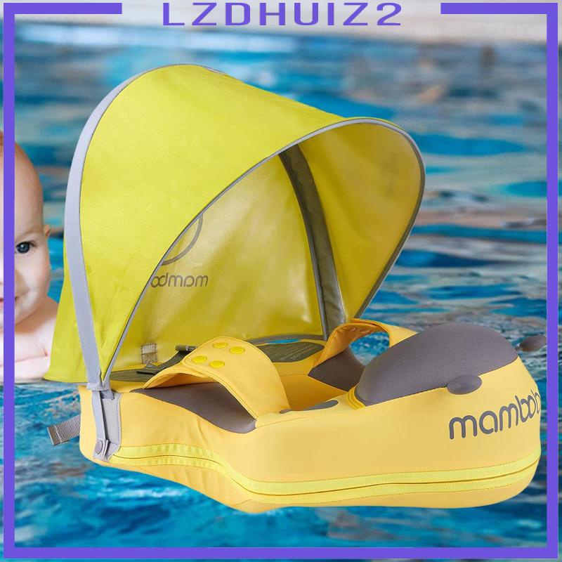 Phao Bơi Bơm Hơi Màu Trơn Mềm Mại Dành Cho Bé Trai Sơ Sinh